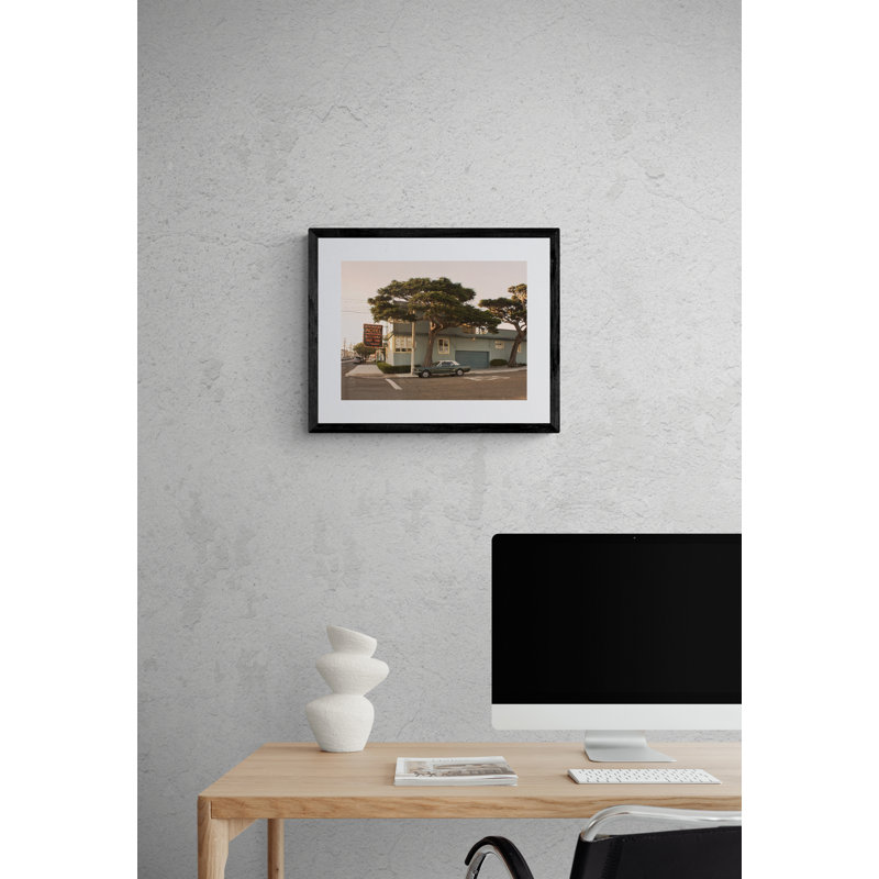 Classic Car At Motel (San Francisco, CA) Print by Ben Swire, 25.25" H x 31.25" W