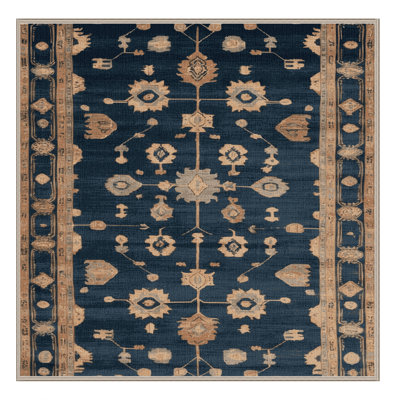 Machine Washable Overdyed Brown Area Rug