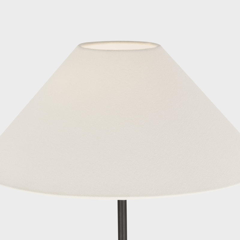 J. Randall Powers Hackney Floor Lamp, Bronze, Linen