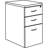 Essentials 16 " Wide 3 Laminate Vertical Filing Cabinet