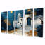 Ensemble de salon art marocain marocain bleu et or Rabat-1601018099