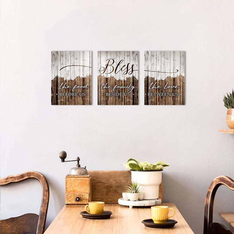 3 Piece Wrapped Canvas Wall Art