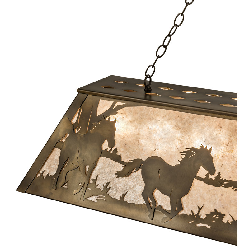Rustic Lodge 9 - Light Pendant, Antique Copper