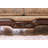 94.4" W Traditional Sofa, Tan/Gold