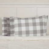 100% Cotton Flatweave Checkered - Set of 2