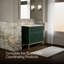 Calpa Meuble-lavabo de salle de bain avec lavabo et comptoir en quartz-109063688