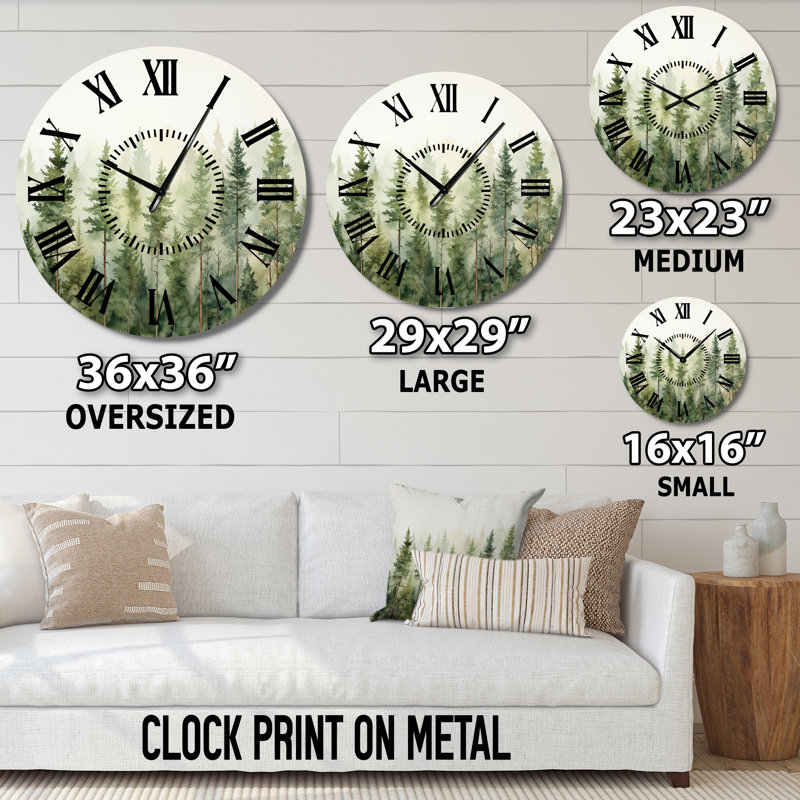 Horloge murale pin, Grand