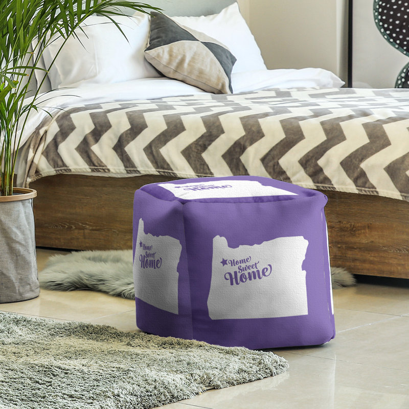 Repose-pieds à cubes salem the home, Mauve