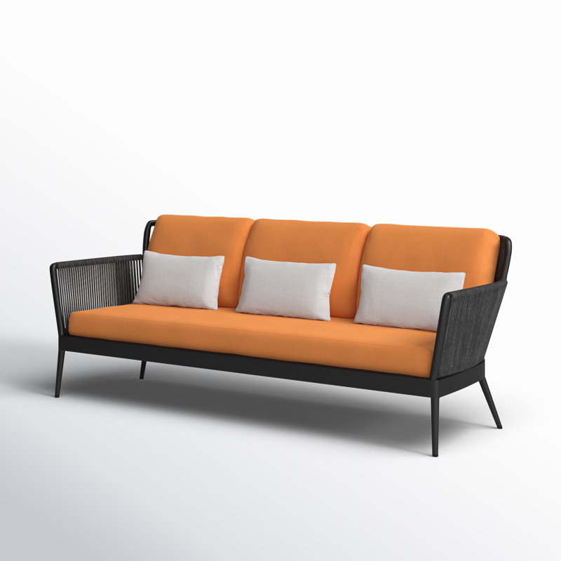 Nette Sofa - Carbon - Ninja, Tangerine