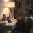 Brown Medieval-Style Wooden Tripod Floor Lamp With Modern Design + Linen Lampshade, E26 Lamp Base. Suitable For Living Room, Bedroom, Study, And Office. Dual-Purpose For Lighting And Decoration.-285314823