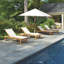 St. Tropez Outdoor Teak Chaise Lounge-17433276