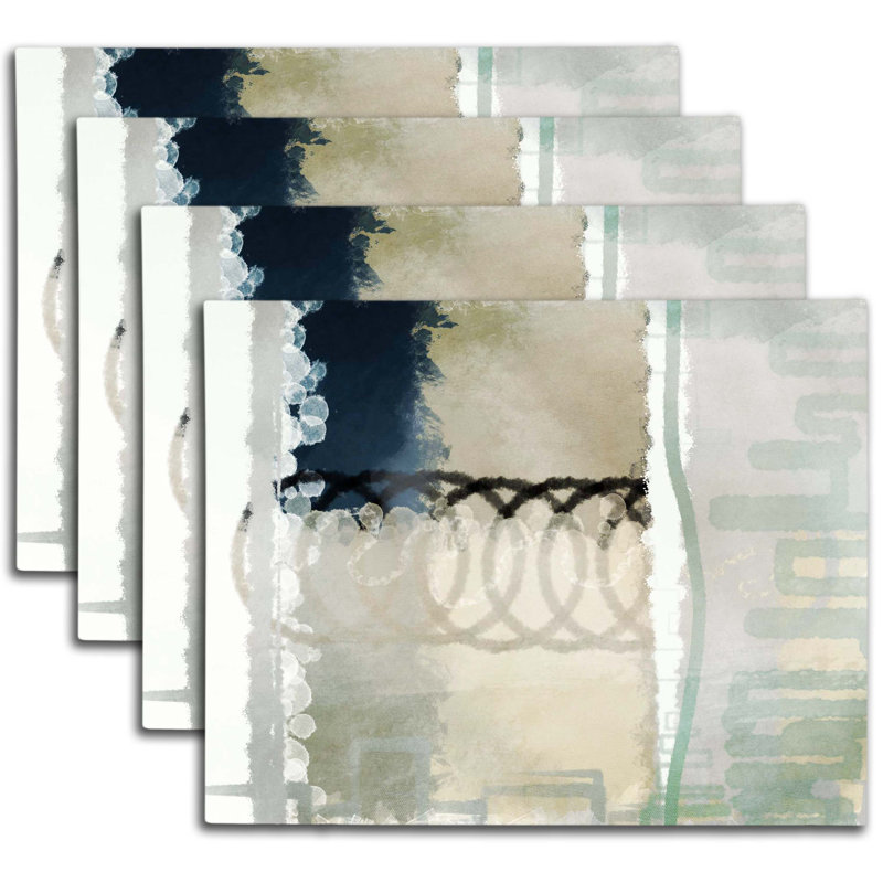 Napperon abstrait en polyester