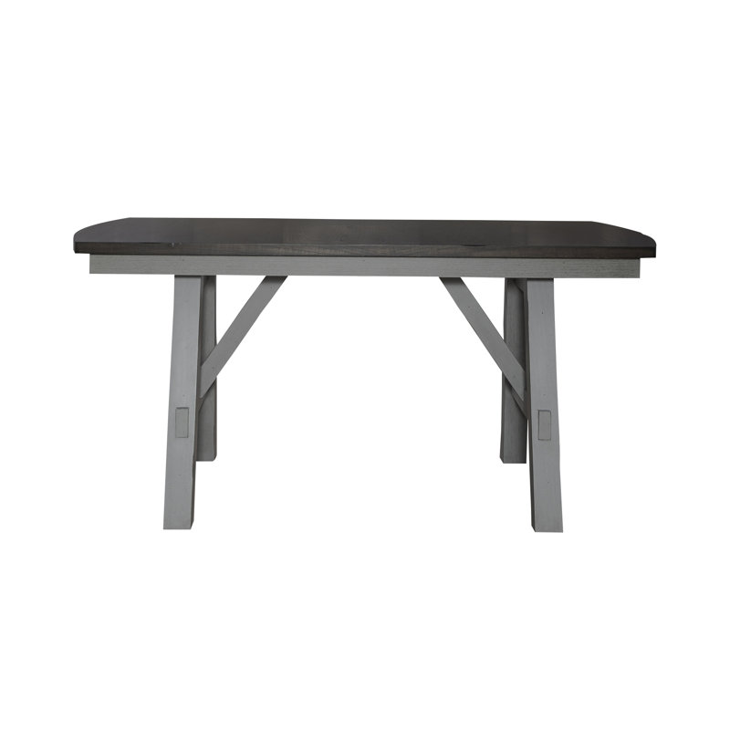  Table de rassemblement Ashby avec pieds évasés et finition bicolore