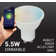 5.5W GU10 Dimmable LED Spotlight Light Bulb