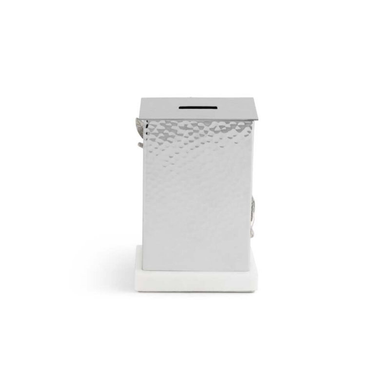 Pomegranate Silver & Gold Tzedakah Box