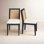 Hudgins Linen Oak Dining Armchair