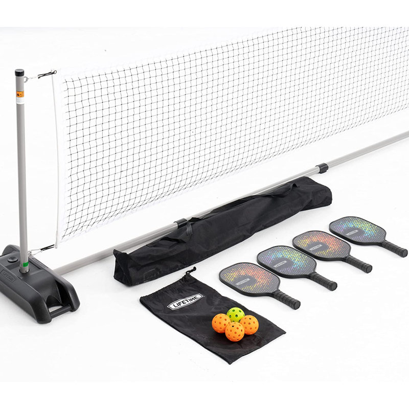 Lifetime Pro Portable Pickleball Set with Net, Paddles and Balls