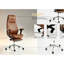 Chaise de bureau rotative réglable avec repose-pieds