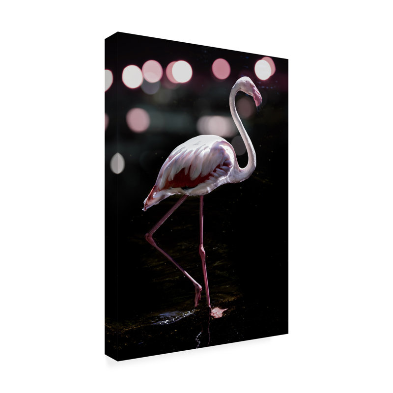 «Dancing Flamingo» par Clint, H 32 po x l 22 po x P 2 po