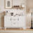Modern Wooden Sideboard Buffet Cabinet with 3 Drawers, 2 Doors & Adjustable Shelves – 47.2" Storage Cabinet for Living Room, Kitchen & Entryway-2054470055