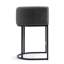 Tabouret de bar rembourré en similicuir-2002974783