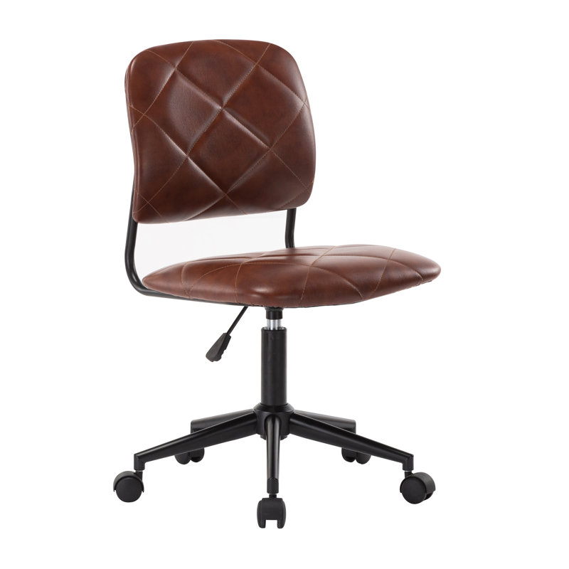 Chaise de travail Arzola, Brun