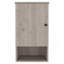 Pharmacie Porto, deux tablettes internes, finition gris clair-1629006052