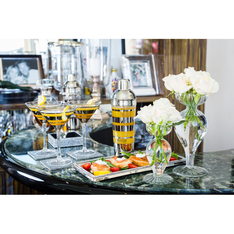 Ensemble de sous-verres 5 pièces st. tropez, Noir