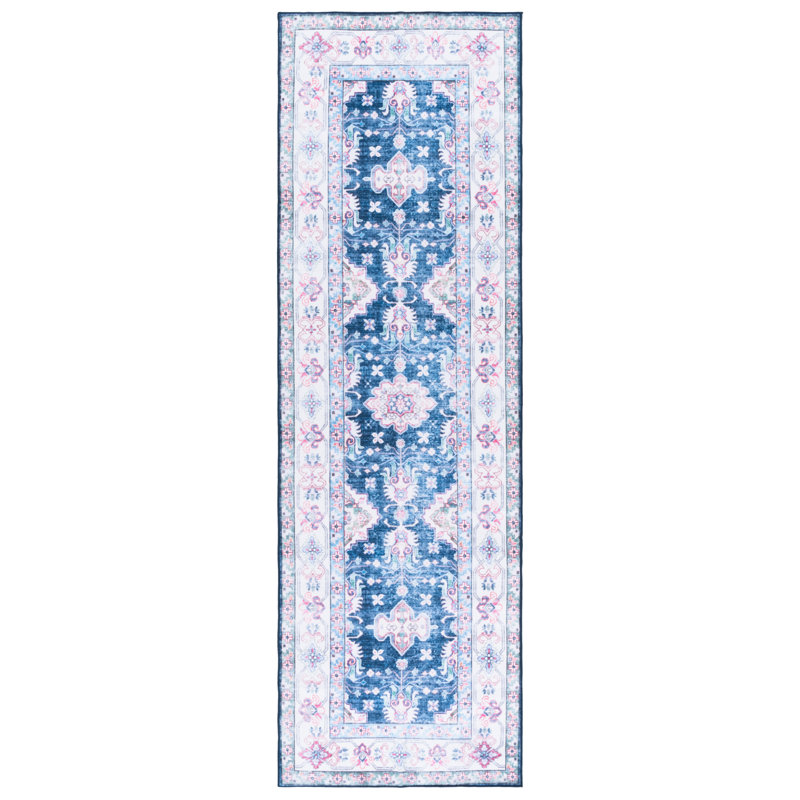 Msrw Tucson 196 Performance Machine Washable Oriental Rug, Runner 2'6" x 8'