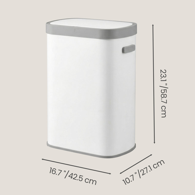 Steel Step On Multi-Compartment Rubbish & Recycling Bin - 50L