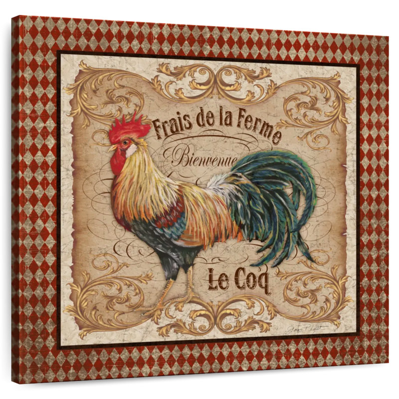 Old World Le Coq, 20" H x 20" W