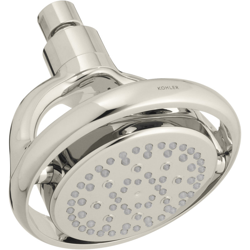 Flipside Full Fixed Shower Head, Vibrant Polished Nickel