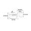 Ensemble de tables basses rondes italiennes multifonctionnelles