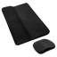 Ensemble de repose-poignet et de tapis de souris 17 po, 2 pièces, base en mousse à mémoire de forme antidérapante, noir
