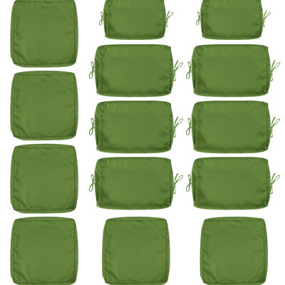 Housse pour canapé modulaire 7 pièces, paquet de 14 avec fermeture à glissière et dossier de siège antidérapant pour l'extérieur, housses en tissu