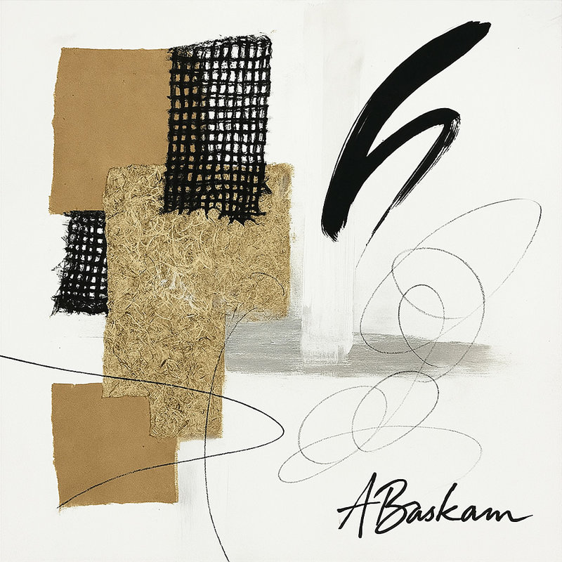 «Urban Threads» par A. Baskam - Art mural sur toile tendue, H 30 po x l 30 po