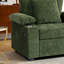 Chaise d'appoint rembourrée avec repose-pieds-474802762