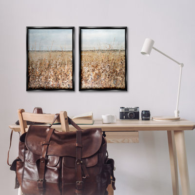  Ensemble de 2 toiles flottantes Rustic Country Prairie par Tim Ottoole