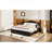 Wooden Twin Size Daybed With Twin Size Trundle, Extendable Daybed With Two Storage Drawers, Espresso-1391693276