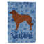 Caniche en polyester à 2 côtés 40 x 28 po standard welcome drapeau maison-957493182