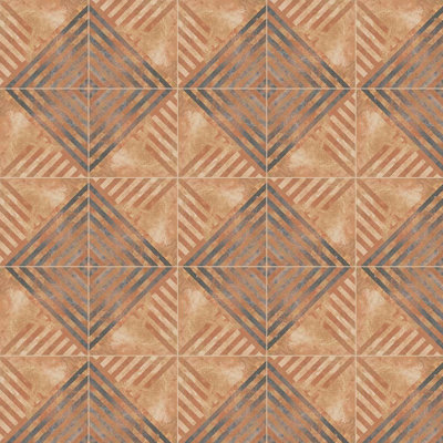 Cotto Rosa 4,5 x 4,5 motif Angela