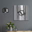 Art mural en métal luxueux «Imaginaire limite 1» par Michael Willett, 24 po x 24 po-818597023
