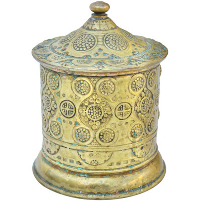 Handmade Brass Jar