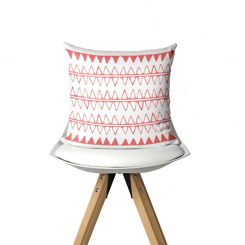 Housse de coussin d'intérieur Abstract Triangle, 16 po x 1 po