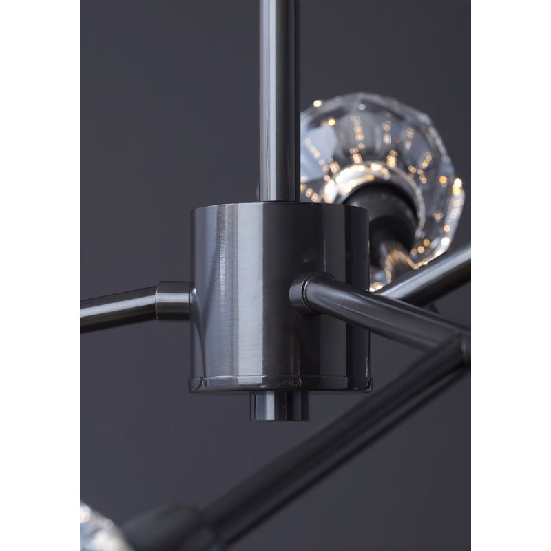 Lustre sphérique Spoutnik à 9 lumières Spoutnik, Noir