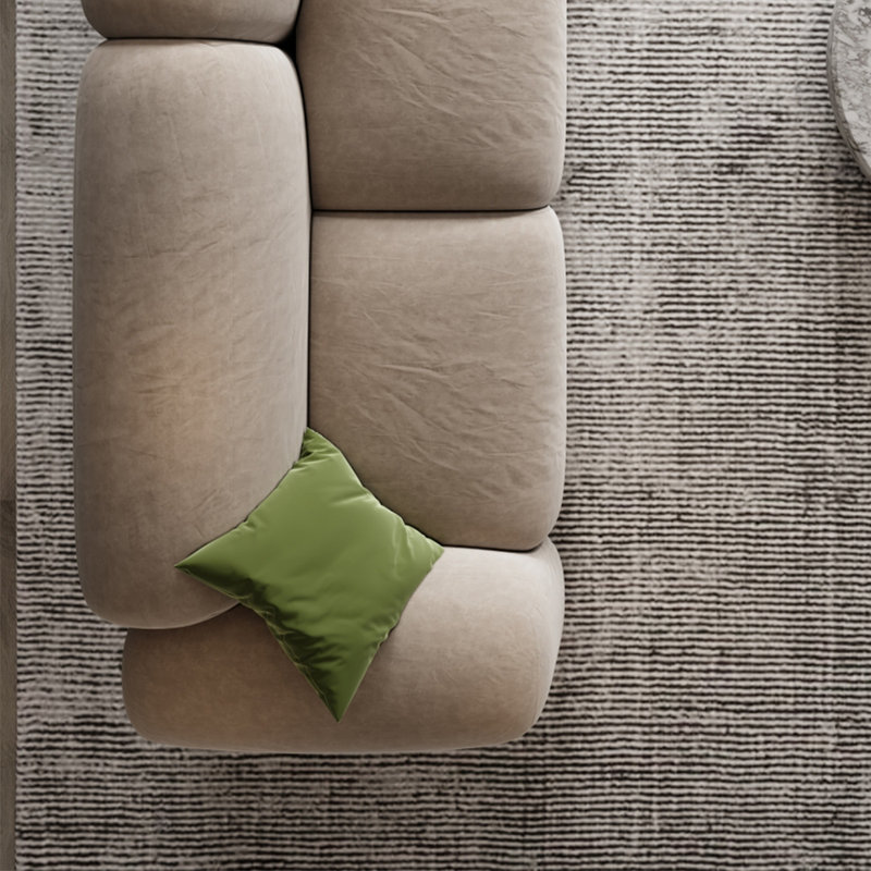Canapé Minimalist Living, 3, H 27,56 po x l 82,68 po x P 39,37 po