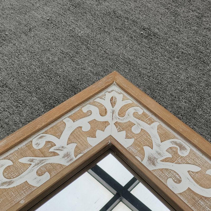 Merity Engineered Wood Flat Wall Mirror