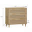 Armoire de rangement à tiroir en rotin 50 po - 31,3 tiroirs, rangement réglable