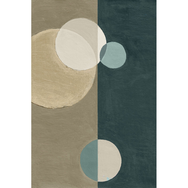 «Circle Transitions» par Marmont Hill - reproduction d'art sur toile tendue, H 60 po x l 40po x P 1,5 po