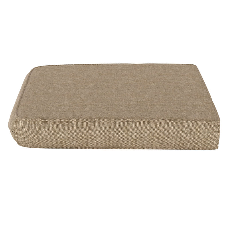 Outdoor Sunbrella® Seat Cushion, Spectrum Mushroom Sunbrella® Plainweave, 20" W x 18" D
